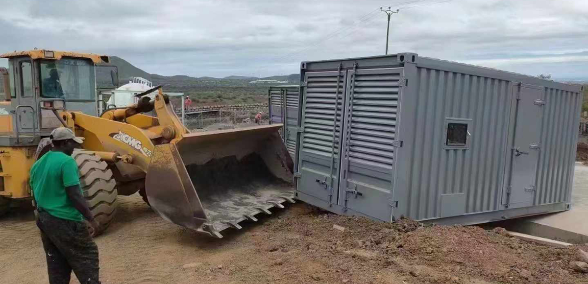 Konteyner Jeneratörü Yurt Dışı Projede Devreye Alındı